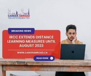 IRCC extends distance learning measures