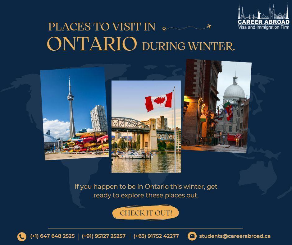 places to visit in Ontario during winter
