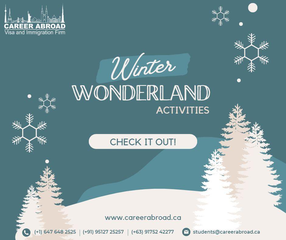 Winter Wonderland Activities